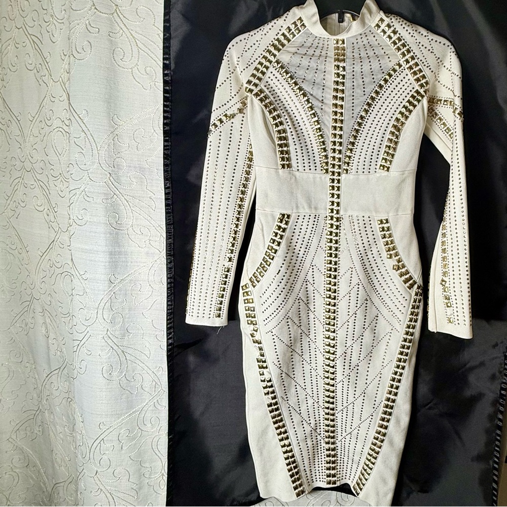 Golden Showers White Studded Top